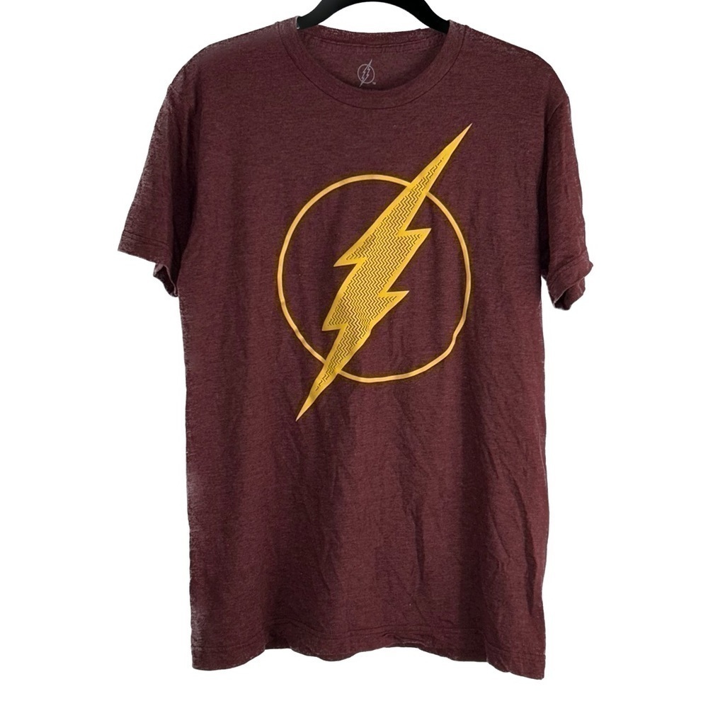 The Flash Tee Graphic Shirt DC Comics Short Sleeve Crewneck Pullover Unisex Top